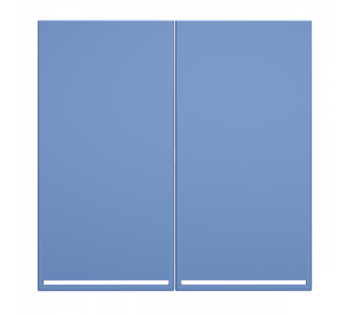 Клавиши для выключателя/переключателя двухклавишного с подсветкой Voltum S70 (деним) VLS000415