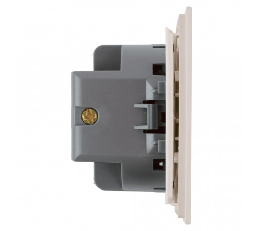 Выключатель 1-клавишный (механизм) Stekker Мия 250В 10А RSW10-3103-08 пудровый жемчуг 50472