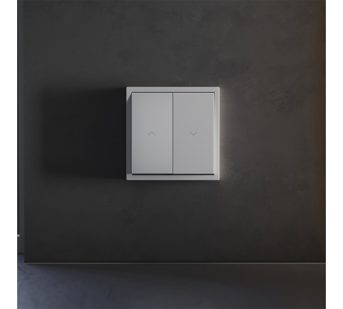 Клавиши для выключателя жалюзи Voltum S70 (серый) VLS002516