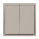 Выключатель перекрёстный 2 кл софт-тач кашемир Arlight SWT-MKX2-SFPL-CA (250V, 10A) 061791(1)