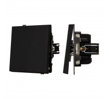 Механизм выключателя одноклавишный непроходной Arlight SWT-TENDO-MK01-SFPL-BK (230V, 10A) 054566