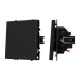 Механизм выключателя одноклавишный проходной Arlight SWT-NOBE-MKP1-SFPL-BK (230V, 10A) 054246