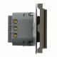 Выключатель карточный Stekker Эмили RSW40-5114-09 антрацит, soft touch 50701