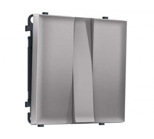 Комплект механизма 3-кл выключателя SIGMA Сталь матовый 10A-250V QUANT PRO Ambrella Volt MS505010 (SP5050, PR133)