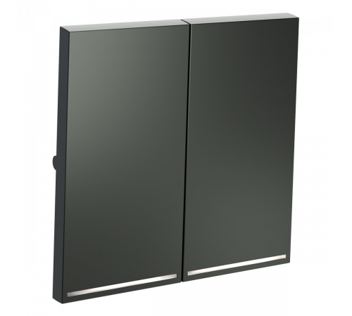 Клавиши для выключателя/переключателя двухклавишного с подсветкой Voltum S70 (титан) VLS000406