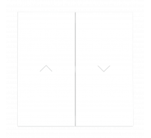 Клавиши для выключателя жалюзи Voltum S70 (белый матовый) VLS002502