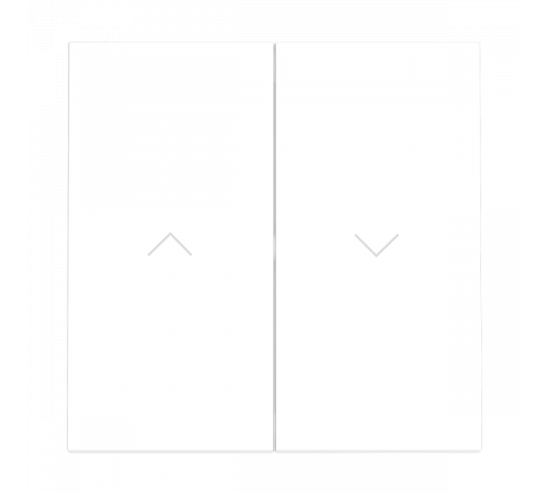 Клавиши для выключателя жалюзи Voltum S70 (белый матовый) VLS002502