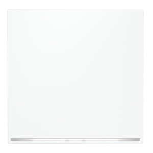 Клавиша для выключателя/переключателя одноклавишного с подсветкой Voltum S70 (белый матовый) VLS000202