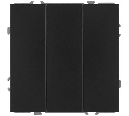 Выключатель Эра Galaxy 15-1107-05 тройной 10АХ-250В IP20 антрацит Б0070722