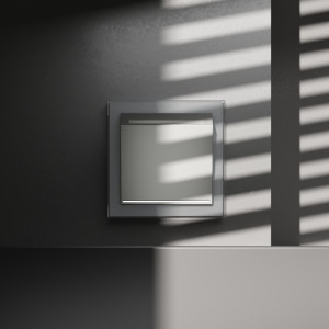 Выключатель встраиваемый Voltum S70 карточный 16А, (сталь) VLS010705