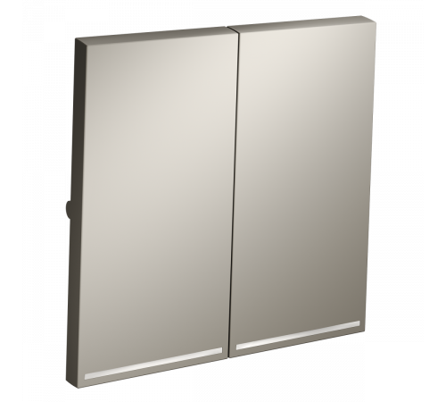 Клавиши для выключателя/переключателя двухклавишного с подсветкой Voltum S70 (кашемир) VLS000403