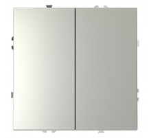 Выключатель двухклавишный Voltum S70 VLS020105