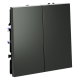 Выключатель двухклавишный Voltum S70 VLS020106