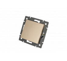 Механизм выключателя одноклавишный непроходной Arlight SWT-MK01-PL-GD-V (250V, 10A) 049870