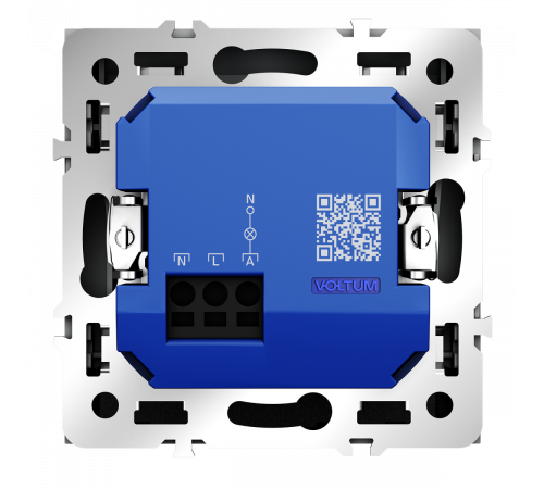 Выключатель встраиваемый Voltum S70 карточный 16А, (белый матовый) VLS010702