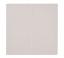Переключатель 2-клавишный (механизм) Stekker Мия 250В 10А RSW10-3107-08 пудровый жемчуг 50478