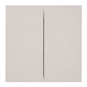 Переключатель 2-клавишный (механизм) Stekker Мия 250В 10А RSW10-3107-08 пудровый жемчуг 50478