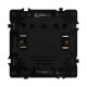 Выключатель карточный магнитный софт-тач черный оникс Arlight SWT-CRD-SFPL-BK (250V, 25A) 064401
