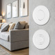 Выключатель круглый одноклавишный с рамкой Arte Milano SET08-1-30-1 white
