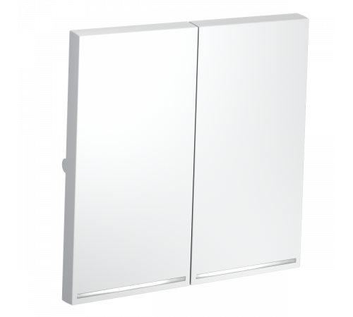 Клавиши для выключателя/переключателя двухклавишного с подсветкой Voltum S70 (белый матовый) VLS000402