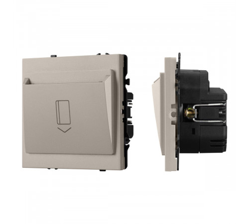 Выключатель карточный магнитный софт-тач кашемир Arlight SWT-CRD-SFPL-CA (250V, 25A) 064814