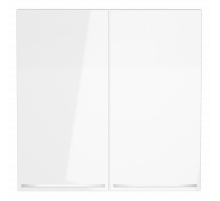 Клавиши для выключателя/переключателя двухклавишного с подсветкой Voltum S70 (белый глянцевый) VLS000401