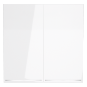 Клавиши для выключателя/переключателя двухклавишного с подсветкой Voltum S70 (белый глянцевый) VLS000401