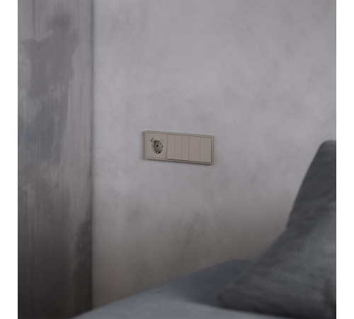 Клавиши для выключателя/переключателя двухклавишного Voltum S70 (капучино) VLS000314