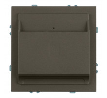Выключатель карточный Stekker Эмили RSW40-5114-09 антрацит, soft touch 50701