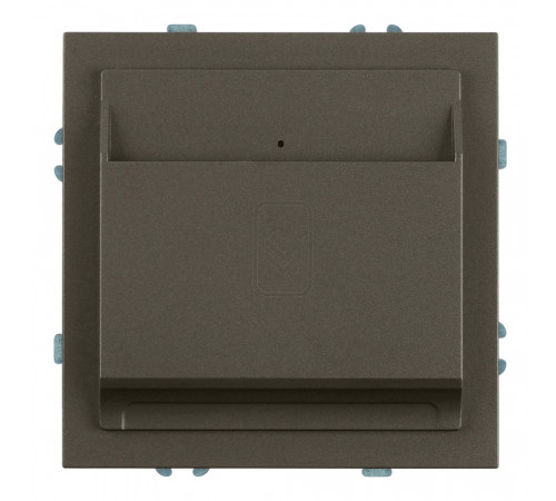 Выключатель карточный Stekker Эмили RSW40-5114-09 антрацит, soft touch 50701