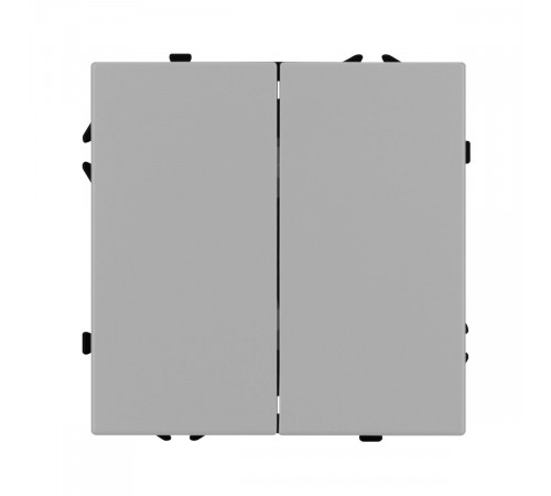 Механизм выключателя двухклавишный непроходной Arlight SWT-NOBE-MK02-SFPL-IS (230V, 10A) 059420