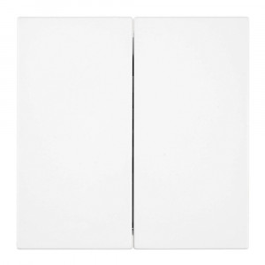 Переключатель 2-клавишный (механизм) Stekker Мия 250В 10А RSW10-3107-01 белая магнолия 50434