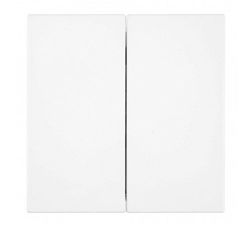 Переключатель 2-клавишный (механизм) Stekker Мия 250В 10А RSW10-3107-01 белая магнолия 50434
