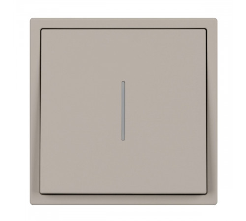 Выключатель звонковый 1 кл подсветка софт-тач кашемир Arlight SWT-MKR1-SFPL-L-CA (250V, 10A) 061783(1)