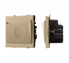 Выключатель карточный магнитный софт-тач золотой песок Arlight SWT-CRD-SFPL-GD (250V, 25A) 064813
