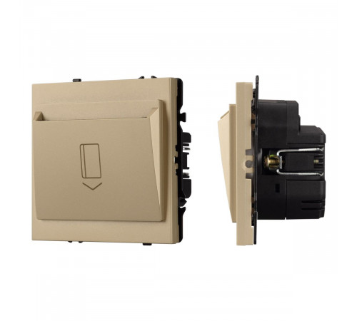 Выключатель карточный магнитный софт-тач золотой песок Arlight SWT-CRD-SFPL-GD (250V, 25A) 064813