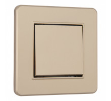 Выключатель одноклавишный Arte Milano SET16-1-30-1 shampan
