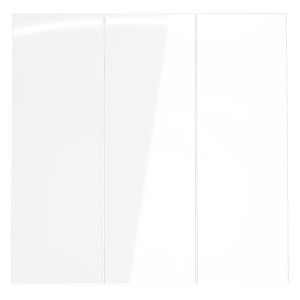 Клавиши для выключателя/переключателя трехклавишного Voltum S70 (белый глянцевый) VLS000501