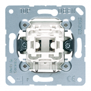 Кнопка 10AX 250V однополюсная с НО контактом Jung EP431U