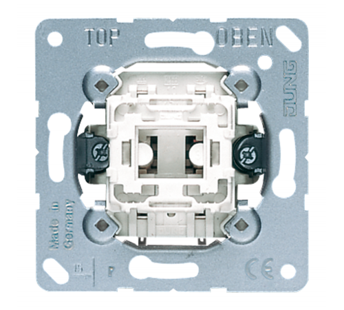 Кнопка 10AX 250V однополюсная с НО контактом Jung EP431U