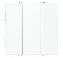 Выключатель трехклавишный Voltum S70 VLS030102