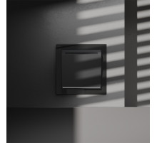 Выключатель встраиваемый Voltum S70 карточный 16А, (черный матовый) VLS010708