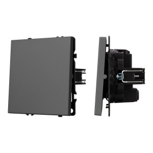 Выключатель перекрёстный 1 кл софт-тач серый базальт Arlight SWT-MKX1-SFPL-GR (250V, 10A) 054251(1)