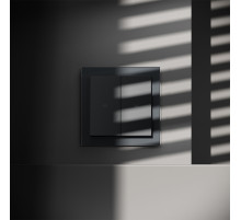 Выключатель встраиваемый Voltum S70 для жалюзи 10А, (графит) VLS020707