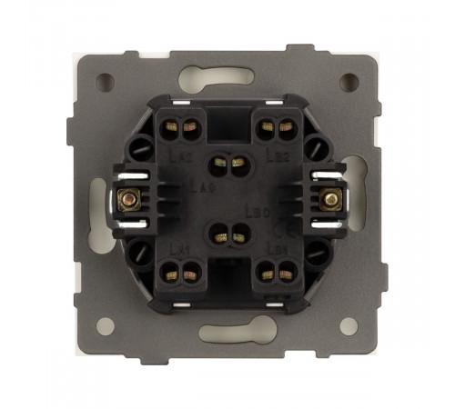 Механизм выключателя одноклавишный перекрёстный Arlight SWT-TENDO-MKX1-PL-GD (230V, 10A) 054057 Механизм выключателя одноклавишный перекрёстный Arlight SWT-TENDO-MKX1-PL-GD (230V, 10A) 054057