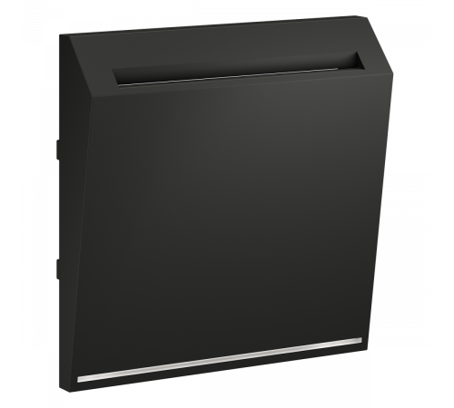 Накладка для выключателя карточного Voltum S70 (графит) VLS002607