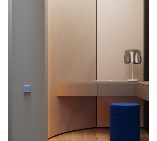 Накладка для выключателя карточного Voltum S70 (деним) VLS002615