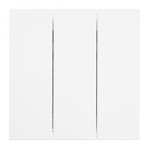 Выключатель 3-клавишный (механизм) Stekker Мия 250В 10А RSW10-3108-01 белая магнолия 50430