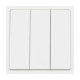 Выключатель 3 кл софт-тач белый кварц Arlight SWT-MK03-SFPL-WH (250V, 10A) 061801(1)