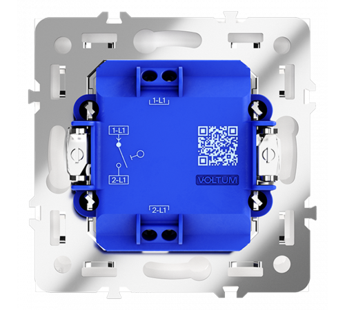 Выключатель одноклавишный Voltum S70 VLS010101 Выключатель одноклавишный Voltum S70 VLS010101